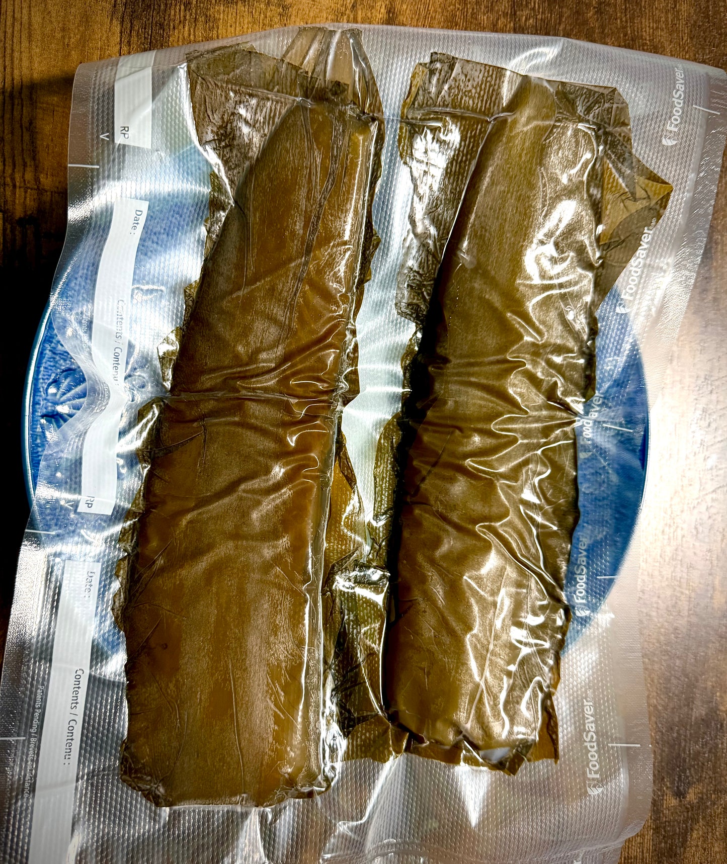 02008天然ヒラメ若生昆布〆(500g真空冷凍)
