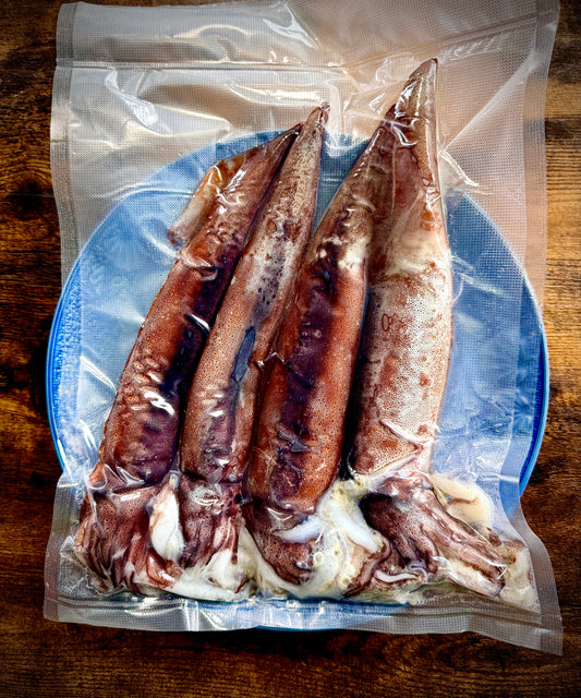 02004冬のするめいか（塩辛作りサイズ）（4杯パック）（真空冷凍）